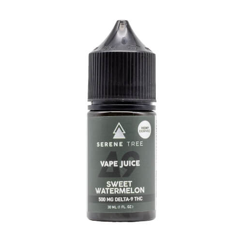 Serene Tree Delta-9 THC | Sweet Watermelon Vape Juice 500mg