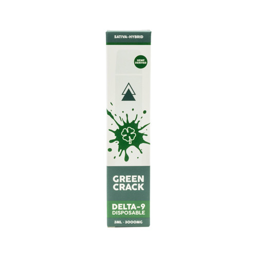 Serene Tree Delta-9 THC Disposable Vape - Green Crack 3000mg