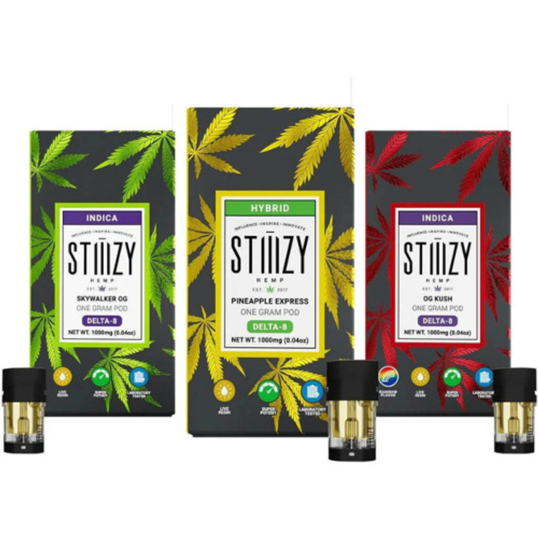 Product Image: Stiiizy Delta-8 THC pod vape starter kit - 1 gram