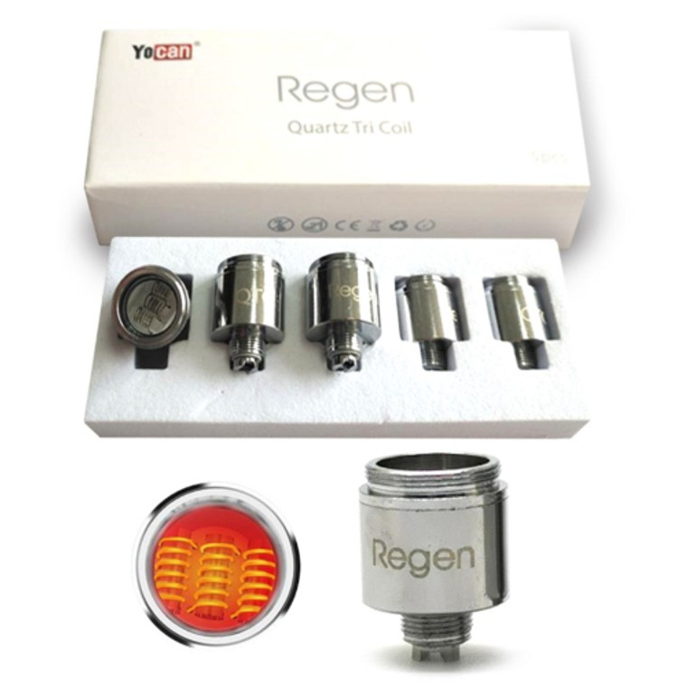 Product Image: Yocan Regen Quartz Tri Coils - 5 Pack