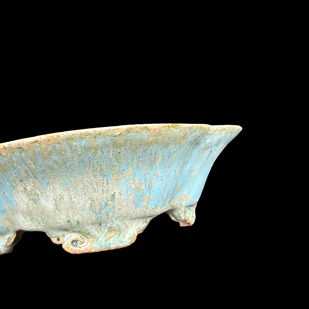 Roy Minarai Shohin Bonsai Pot — Lavender Collector Oval | One-of