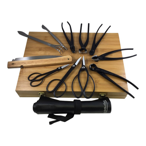 Tinyroots 11 Piece carbon Steel Bonsai Tool Kit