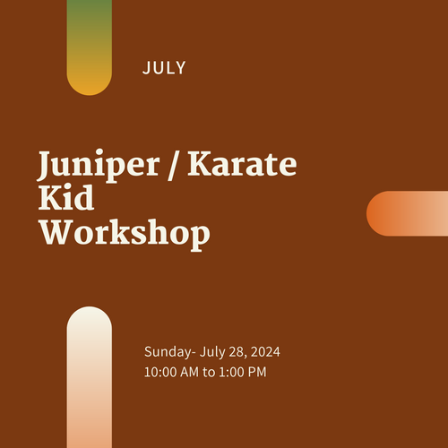 All-Inclusive Juniper Karate kid Workshop: Embark on your Bonsai Journey! (Saturday July 28, 2024)