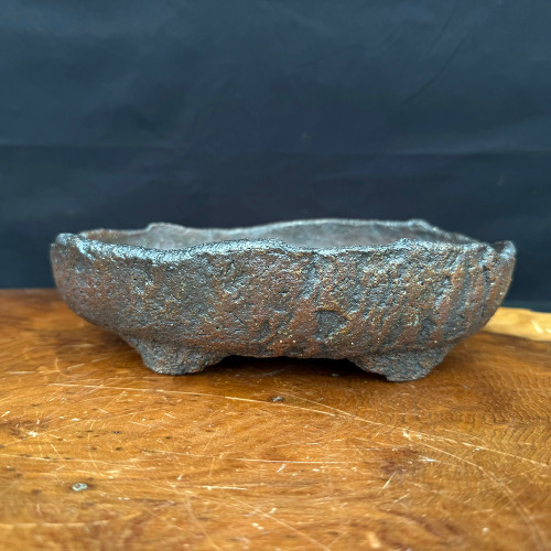 9.5” Oval Wood-Fired Handmade Bruce Lenore Pot No. 131