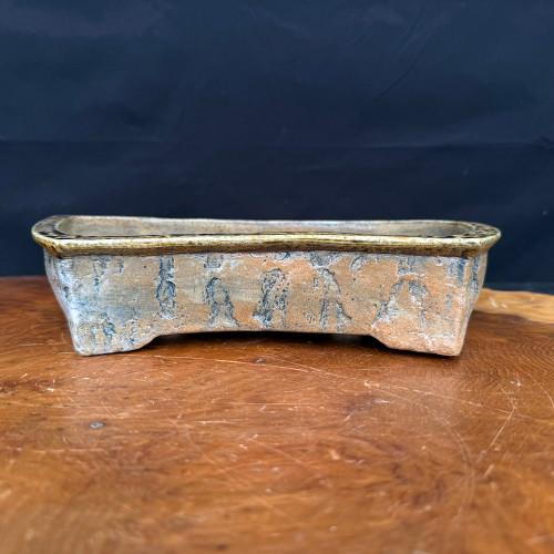 11” Oval Wood-Fired Handmade Bruce Lenore Pot No. 140