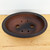 7-Inch Unglazed Oval Yixing Ceramic Bonsai Pot (No. 2501)