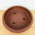 8-Inch Unglazed Rustic Round Yixing Ceramic Bonsai Pot (No. 2503b)