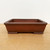 5.5-Inch Unglazed Rectangle Yixing Ceramic Bonsai Pot (No. 2538)