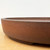 10-Inch Unglazed Oval Yixing Ceramic Bonsai Pot (No. 2494)