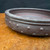 7-Inch Round Unglazed Bonsai Pot with Rivet Detailing – Kiln Stamped (NEBG. 1137)