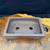 10" Unglazed Yixing Bonsai Pot – Rectangular with Curved Walls (NEBG. 1051)