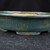 10" Verdigris Teal Oval Bonsai Pot with Flared Rim – John Fazzino No. JF-060