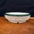 Round Crackle Bonsai Pot with Gloss Green Rim by Andy Arnault – No. AA-641