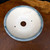 Round Bonsai Pot with Textured Blue Pebble Glaze by Andy Arnault – No. AA-645