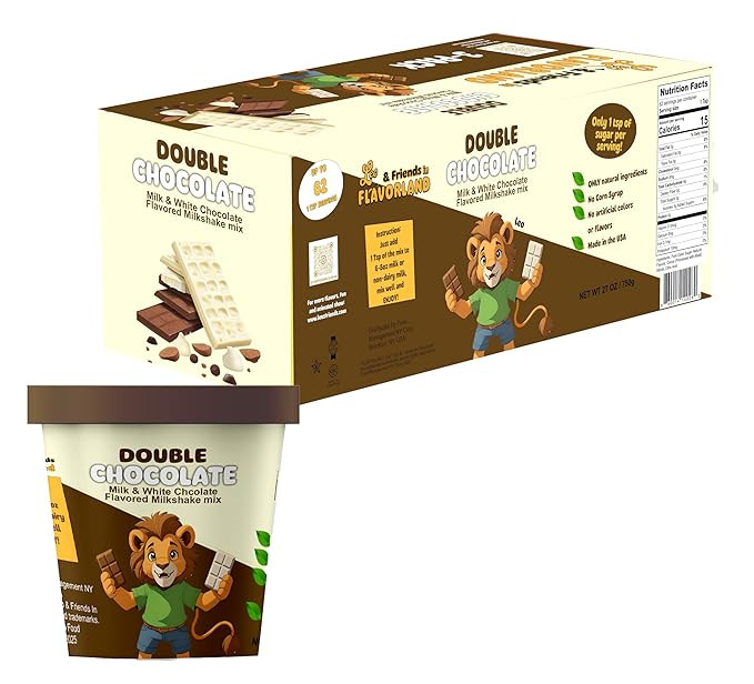 Double Chocolate Milk Flavored Milkshake Mix