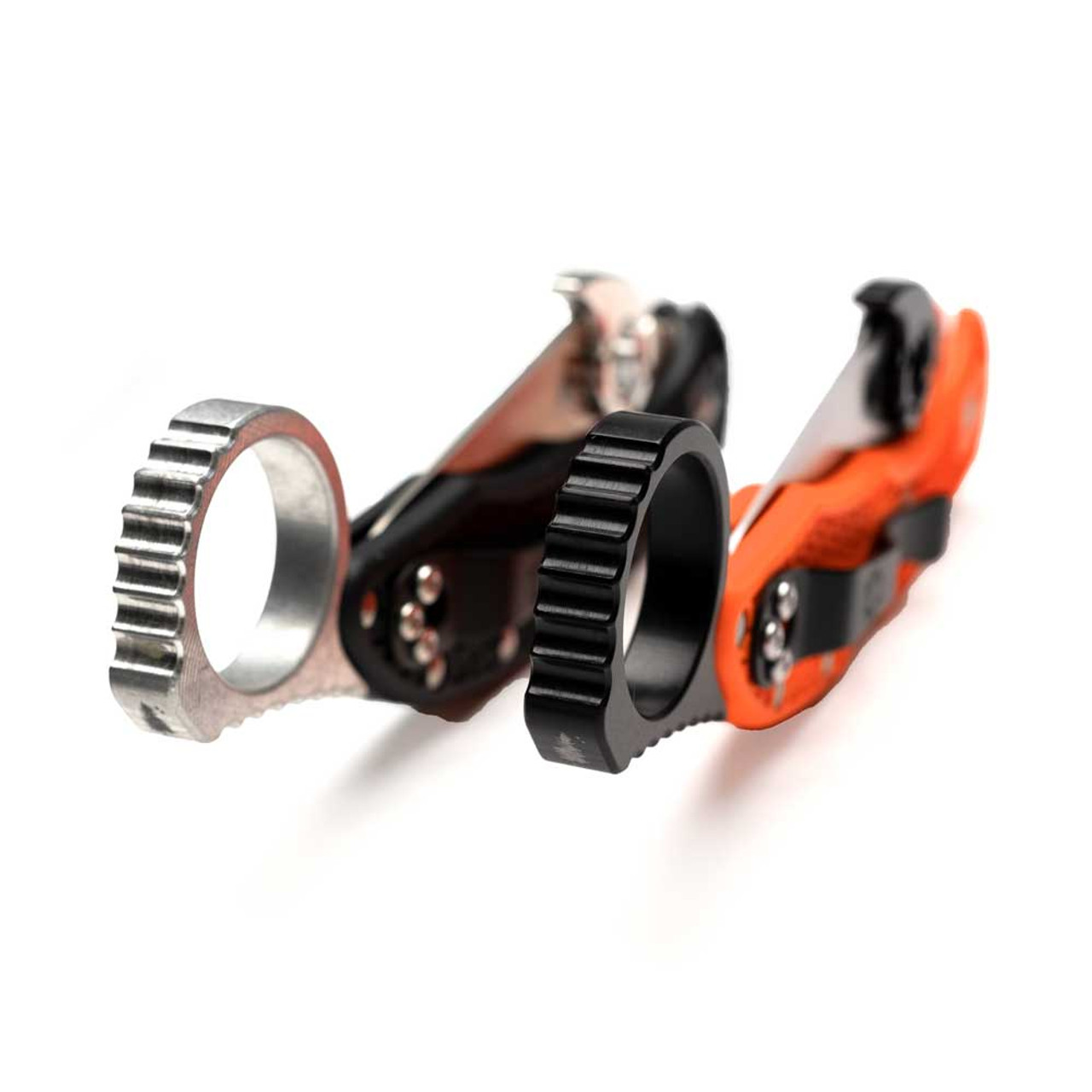 【Masa】UR-TACTICALD-RING 1933 by Esquire Men's Natural Tiger's Eye Quartz & Black