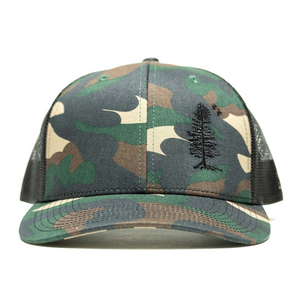 帽子 Reflect Camo Drowcode hat [olive] Camo Logo Trucker Hat — Fall Obsession