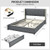 Full/Queen Size Upholstered Bed Frame with 4 Storage Drawers-Full Size Full/Queen Size Upholstered Bed Frame with 4 Storage Drawers-Full Size