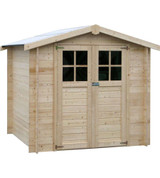 CASETTA IN LEGNO DA GIARDINO DECOR ET JARDIN "MILOVIC" IN ABETE BIANCO NORDICO 230X213X203 CM