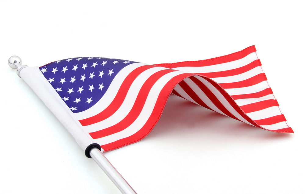 Flag Pole Mount Luggage Rack Vertical USA Harley-Davidson Touring Road King Glide & FLHT