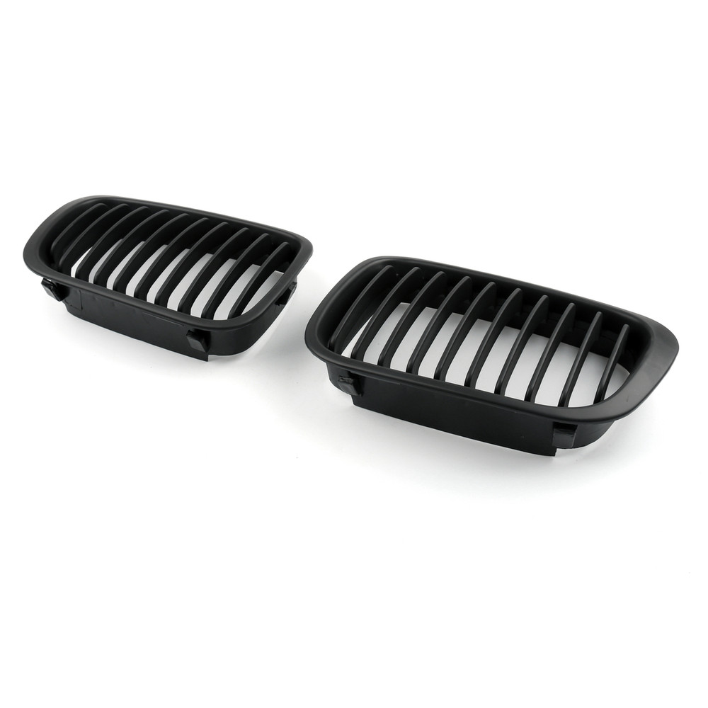 Car Front Fence Grill Grille BMW E46 4 Doors (1998-2001) 3 Series, Black
