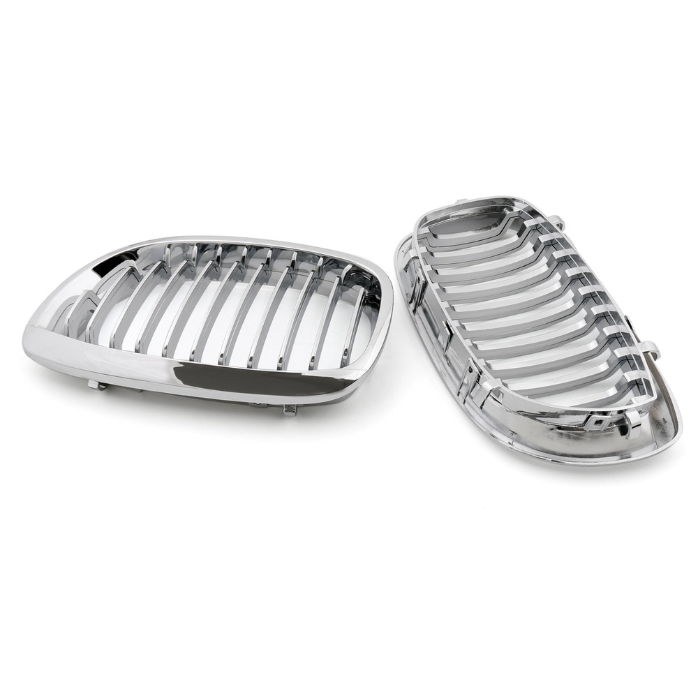Car Front Fence Grill Grille BMW E46 2 Doors (2002-2007) 3 Series, Chrome