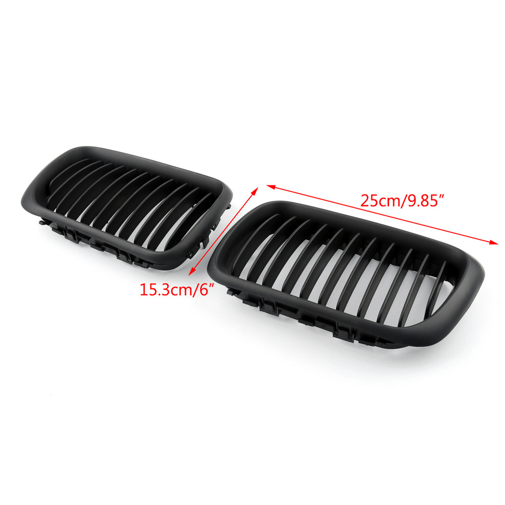 Kidney Grille BMW E36 3 Series (1997-1999) Matte Black