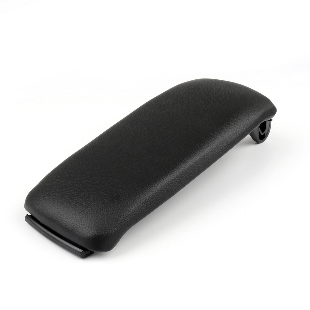 PU Leather Center Console Armrest Cover Lid For Audi A4 S4 A6 (2000-2005) Black