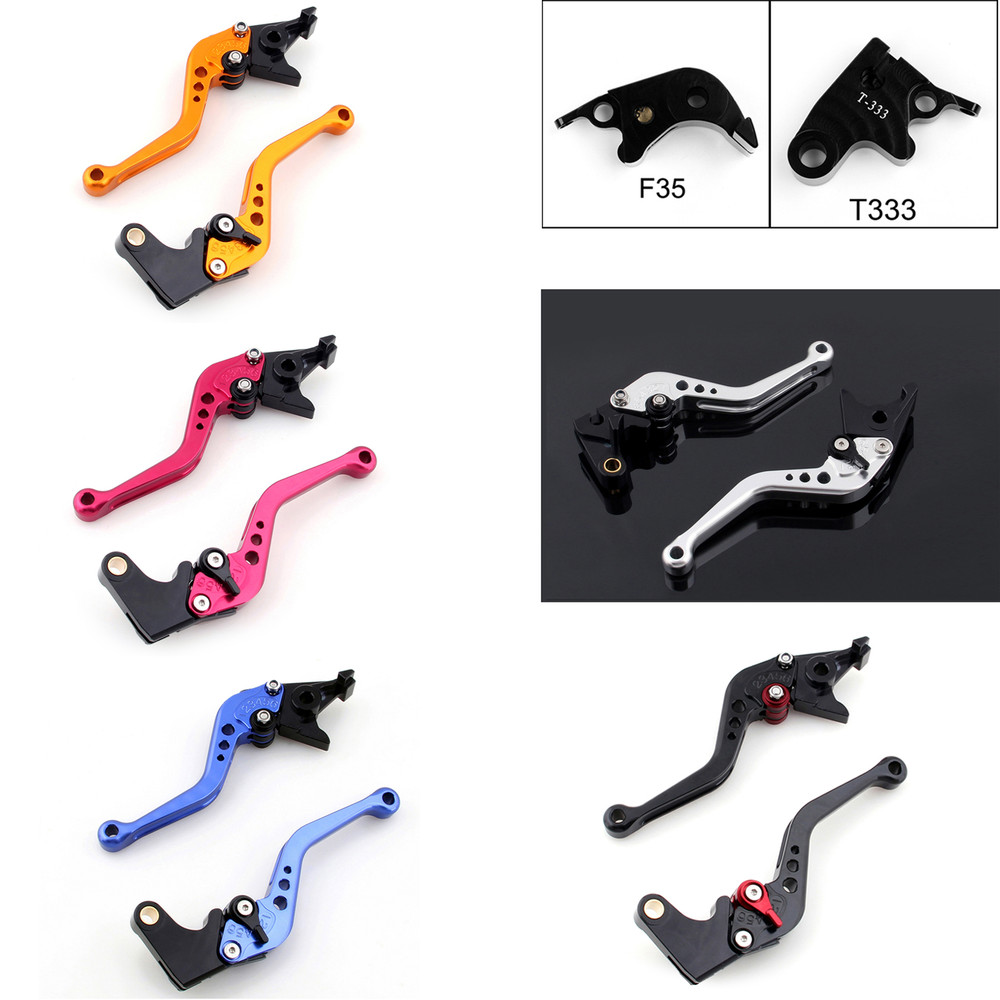 Shorty Adjustable Brake Clutch Levers Triumph 675 STREET TRIPLE R/RX 2009-2016 (F-35/T-333)