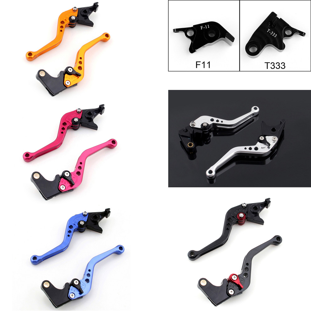 Shorty Adjustable Brake Clutch Levers Triumph SPEED TRIPLE R 2012-2015 (F-11/T-333)