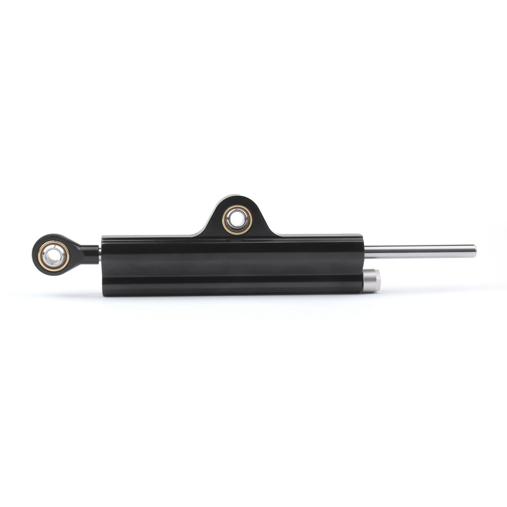 Universal Steering Damper Stabilizer Linear Fit Yamaha Honda Kawasaki Suzuki, Black