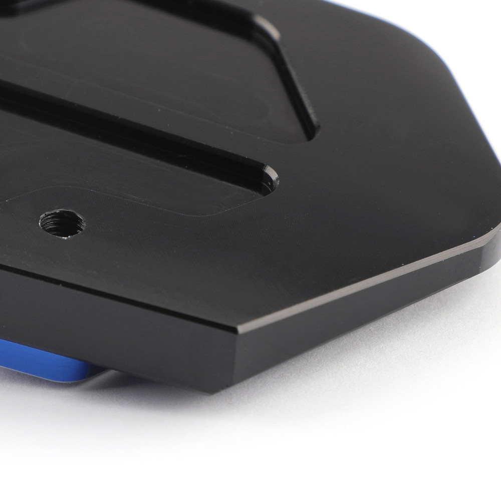 CNC Kickstand Side Stand Plate Extension Pad For BMW R1200GS LC 2017-2018 Blue