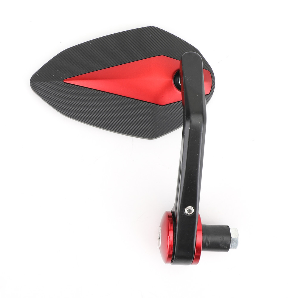 7/8" Handle Bar End Mirrors Universal Red