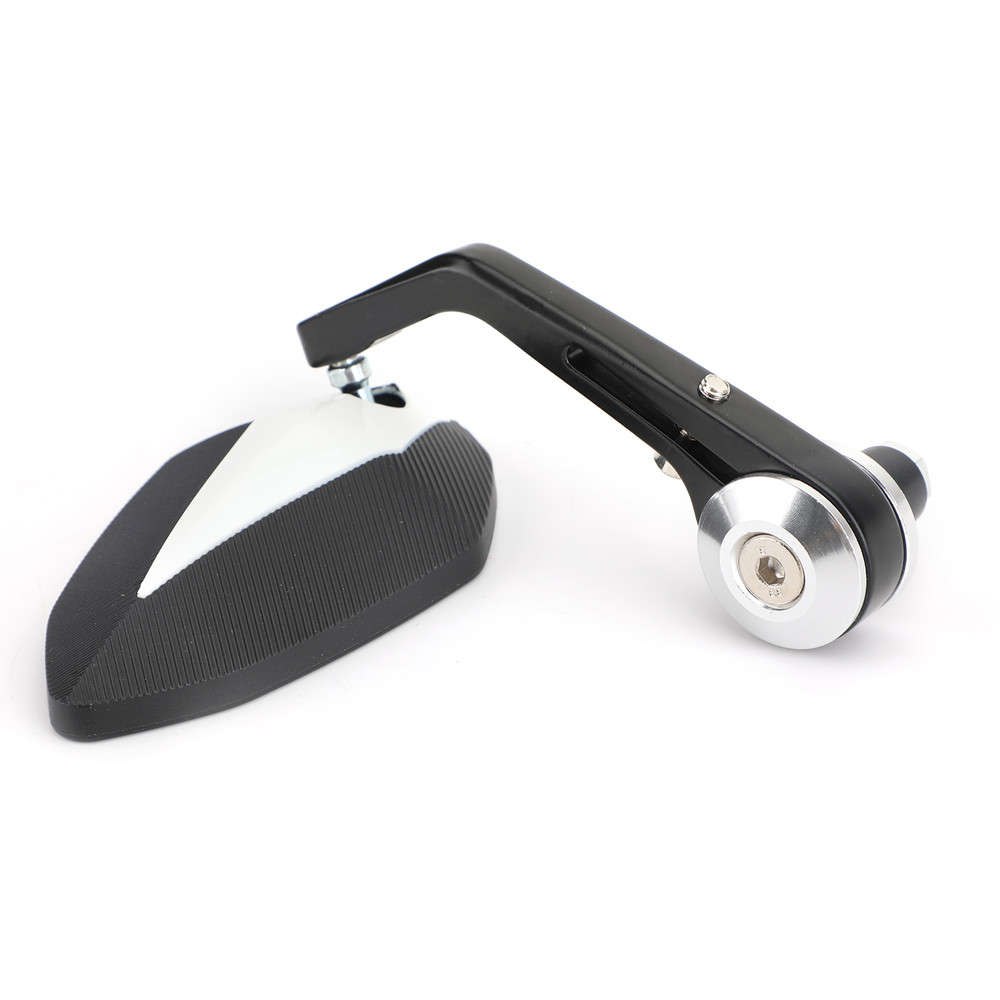 7/8" Handle Bar End Mirrors Universal White