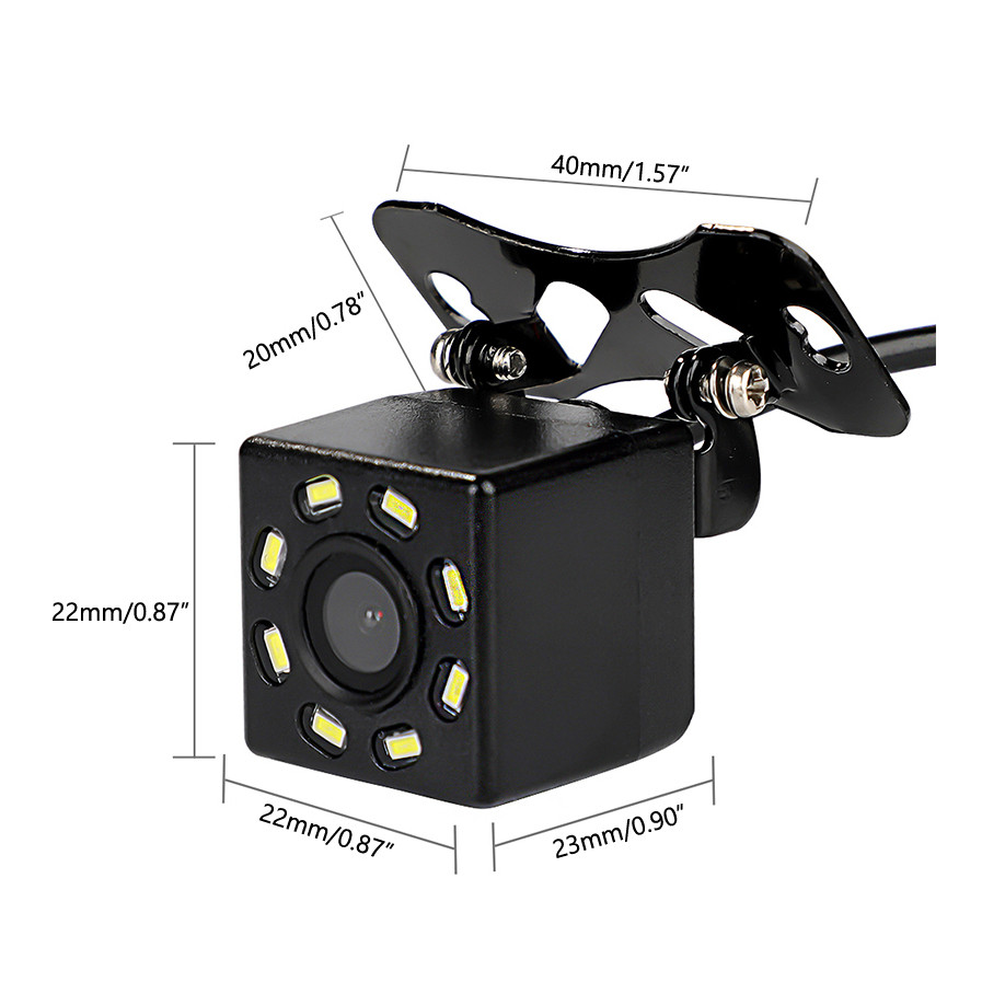 Reverse Backup CDD Car Rear View Universal HD Parking Plate Camera Night Vision