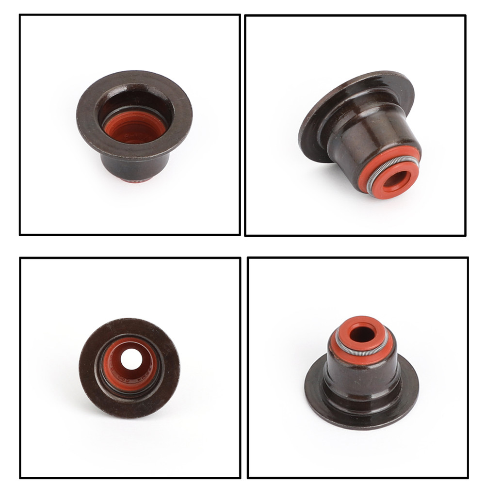 Valve Stem Seal Kit SET/2 E53 E70 X5 E60 E63 E64 E66 For BMW Black