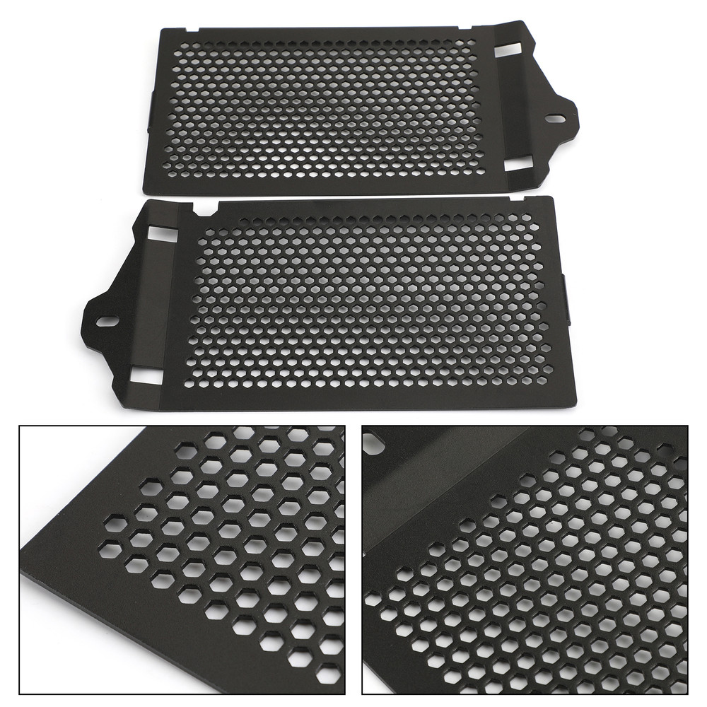 Radiator Guard Protector Grille Cover for BMW R1200GS R1250GS LC ADV Black