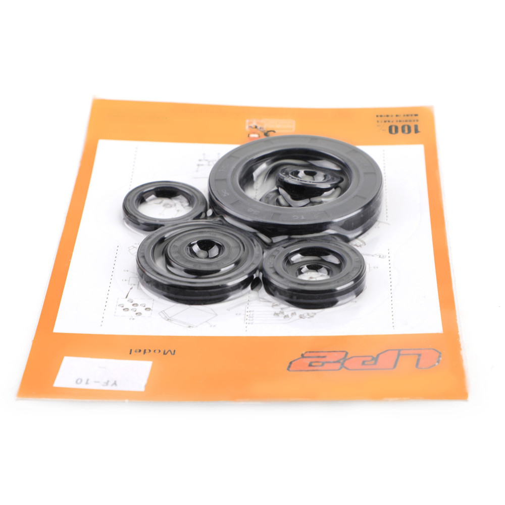 Engine Oil Seal Kit Set 8pcs Seals for Honda CR250R 88/89-91 CR500R 89-01