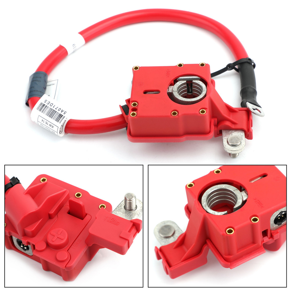 Positive Terminal To Battery Cable Fit For BMW Red