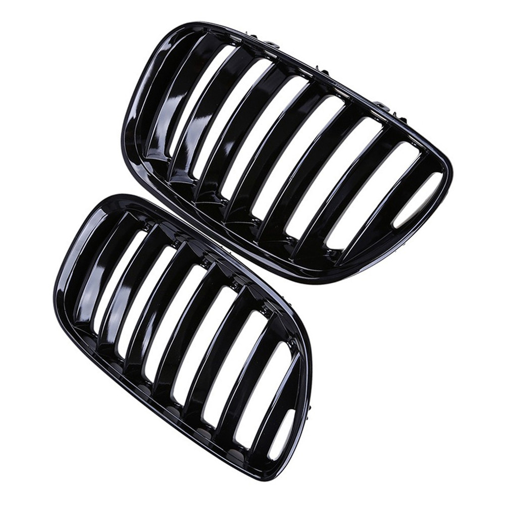 Front Kidney Grill Mesh Grille Fit BMW X5 E53 2004-2006 C