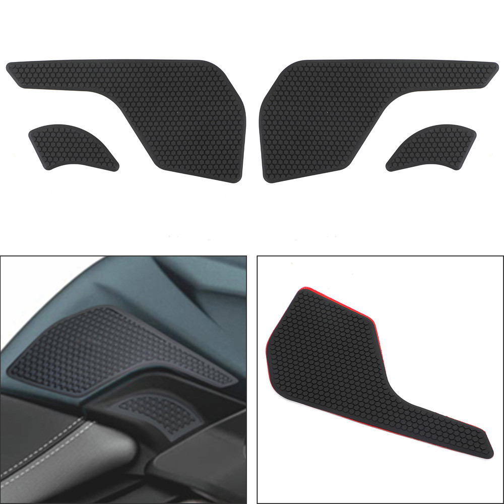 Stickers Tank Traction Pad Side Gas Knee Grip Protector For Triumph Tiger 800 XC/XRT/XRX 2015-2019 BLK