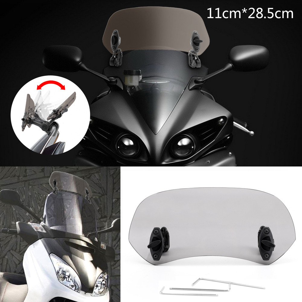 Universal Windshield Windscreen Universal Fit Smoke