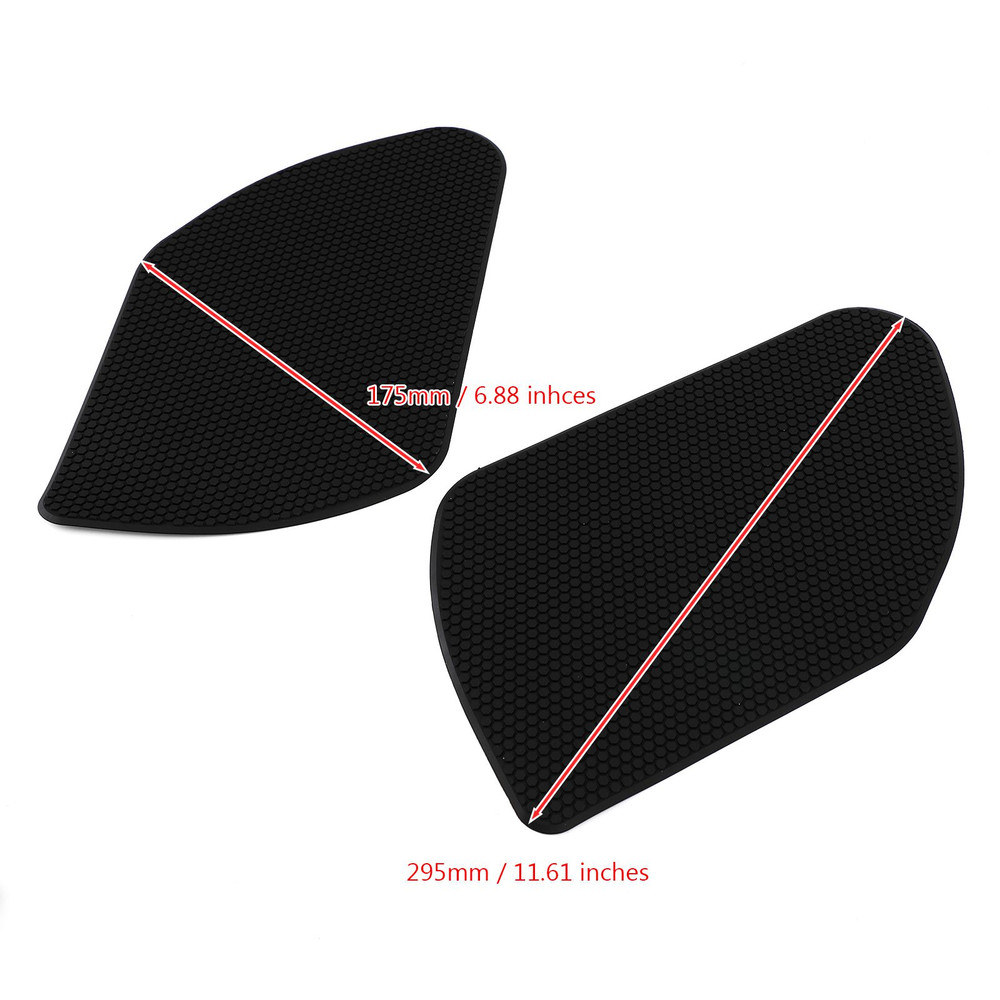 Stickers Tank Traction Pad Side Gas Knee Grip Protector For Suzuki DL1000 V-Strom 1000 ABS 2014-2017 V-Strom 1000/XT 2017-2019 BLK