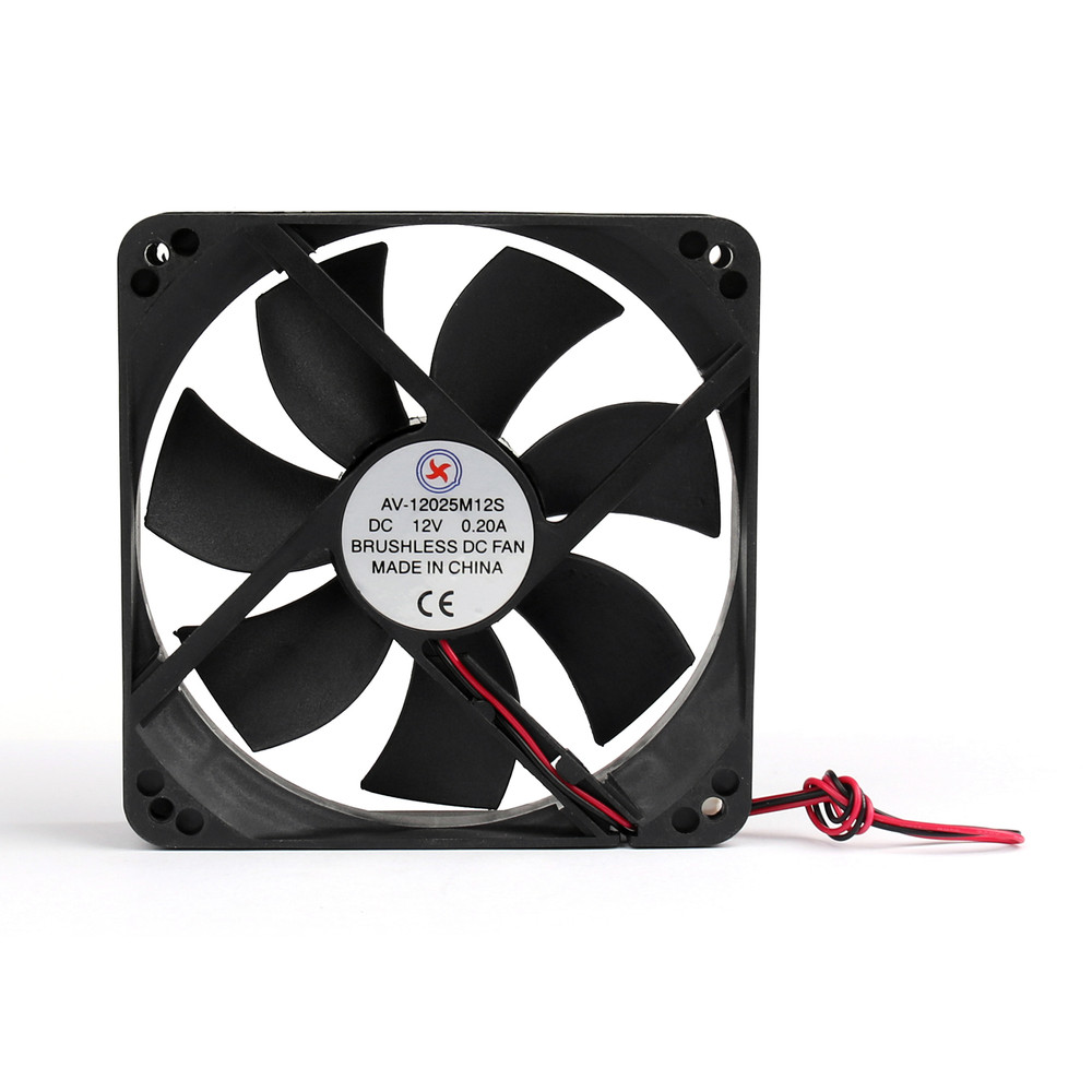 1Pcs DC Brushless Cooling PC Computer Fan 12V 12025s 120x120x25mm 0.2A 2 Pin