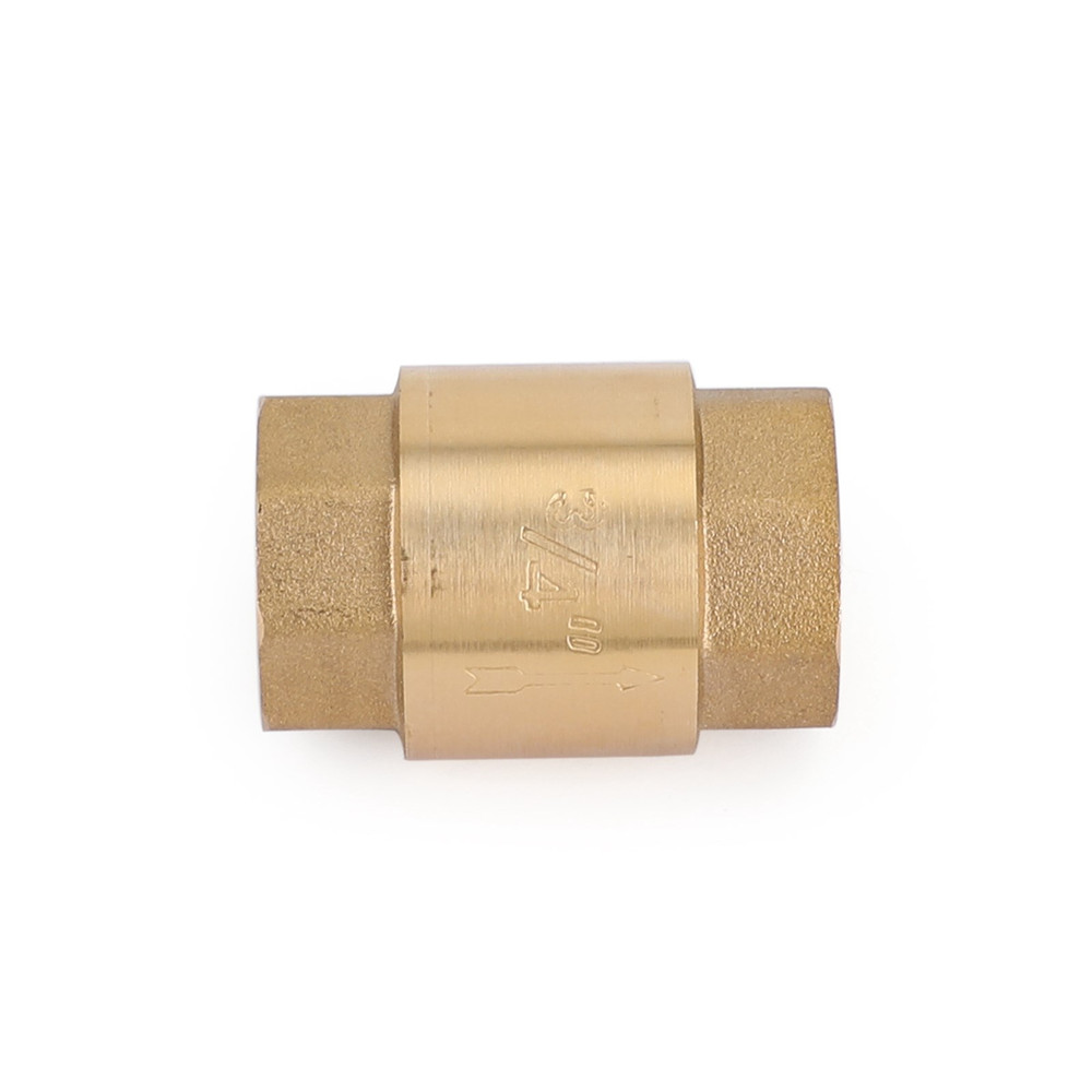 DN20 3/4" NPT In-Line Check Valve Brass Spring Loaded Inline 200PSI