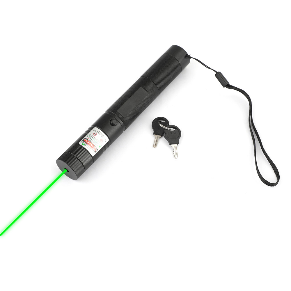 900Miles Green Laser Pointer Pen Visible Beam 18650 Torch Lazer Lamp 532nm Generic For TV/LED/LCD Screens Tactical Flashlights Presentation Office/Outdoors/Astronomic/Construction For Cats Dogs Pet Interactive Toys