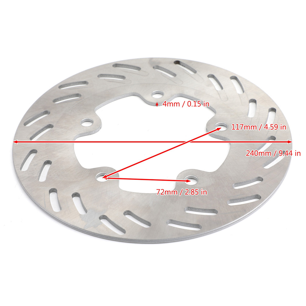Front Brake Disc Rotor Fit For SYM GTS125 GTS150 GTS250 GTS300 Joymax 2005-2016