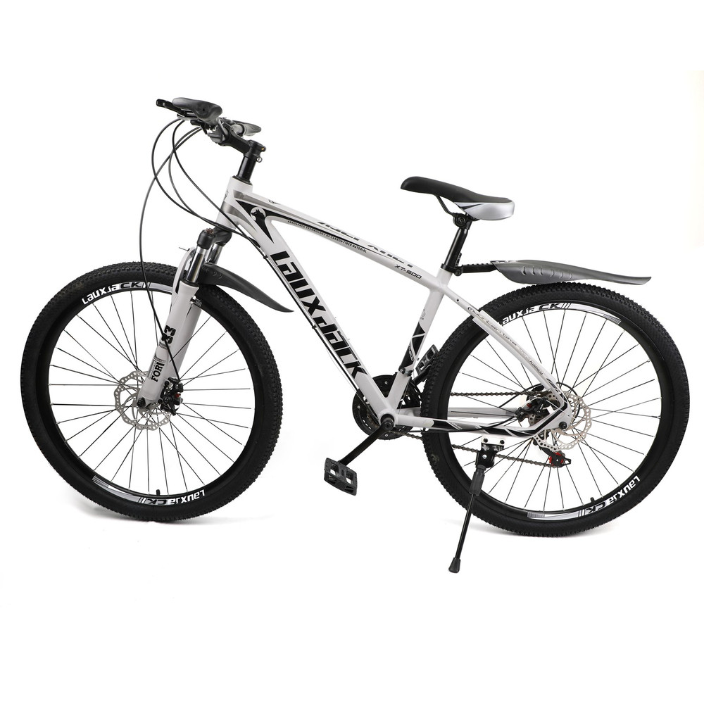 27.5 inches Wheels Adults Mountain Bike 21 Speed Bikes Bicycle MTB White&Black