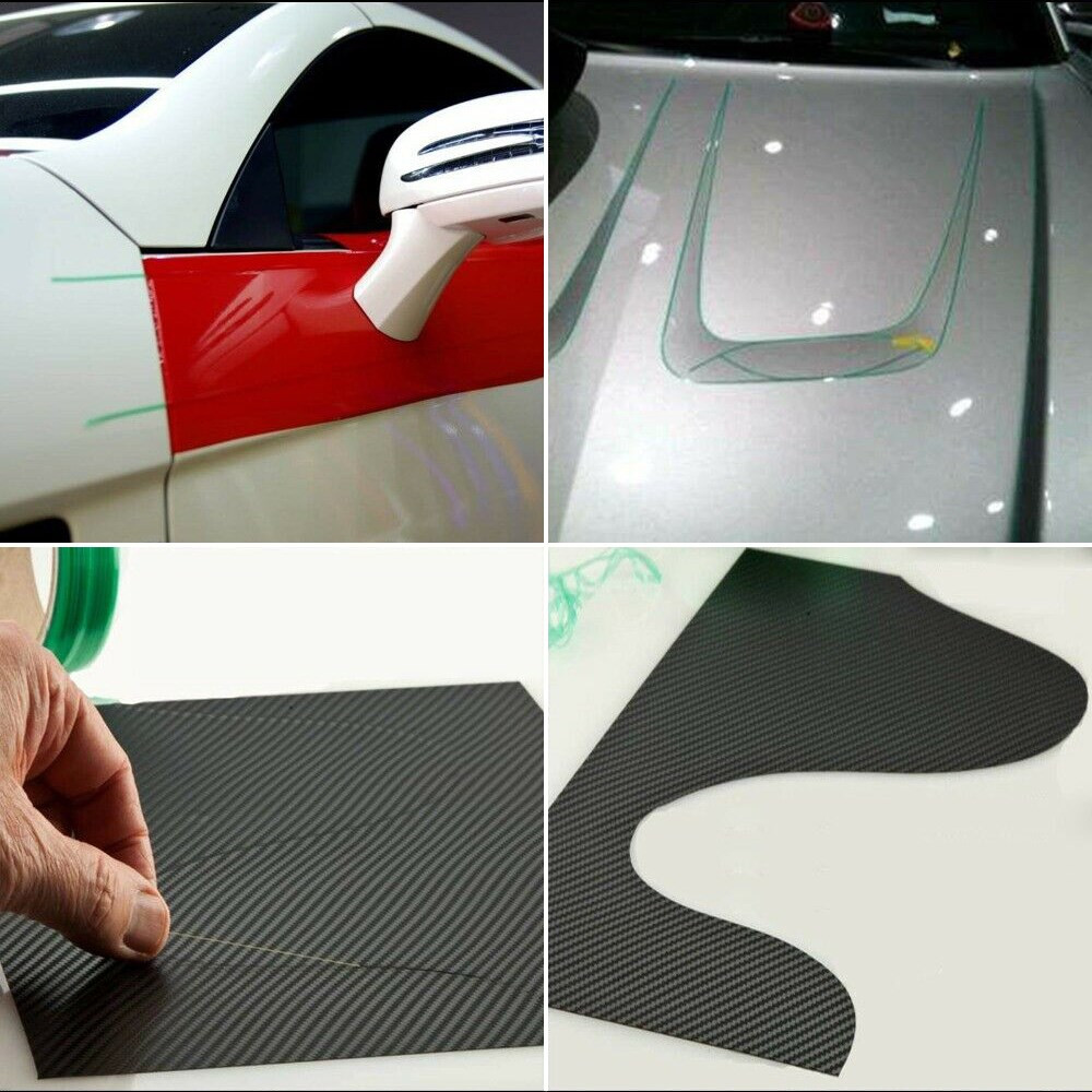 10M Knifeless Finish Line Tape Cutter Kit Graphic Vinyl Trim Cutting Wrap Tool