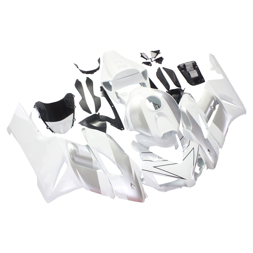 2004-2005 Honda CBR1000RR Amotopart Fairings White Silver Repsol Racing Customs Fairing